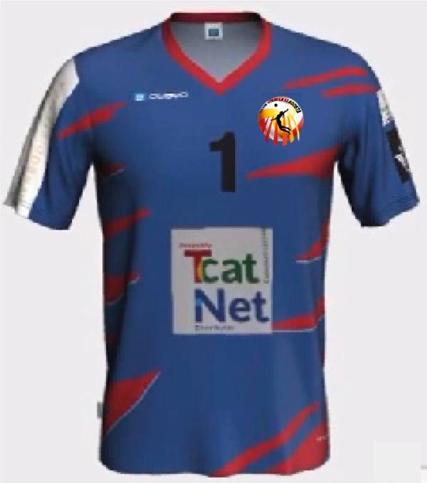 Camiseta azul (del.) Camisetas juego