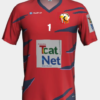 Camiseta roja (del.) Camisetas juego